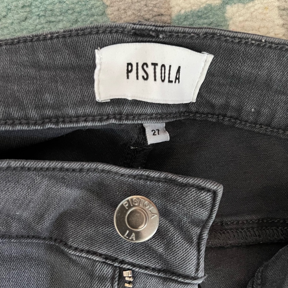 Pistola brand skinny pants/jeans. Size 27. Slate gray.
